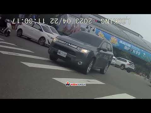 三寶.車禍影片 車禍影片禮讓直行車就為了消除視線死角（ 04 22 新竹縣竹北市莊敬南路