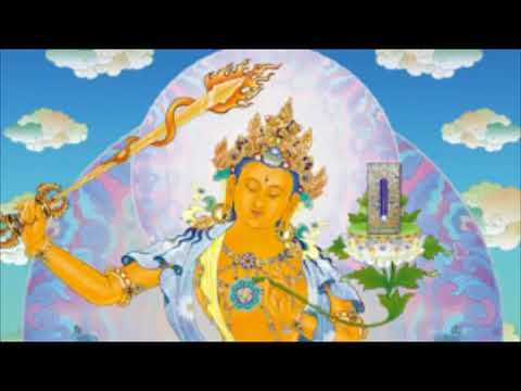 吉祥頌：文殊赞~每天唸誦文殊心咒，可以增長福德、智慧