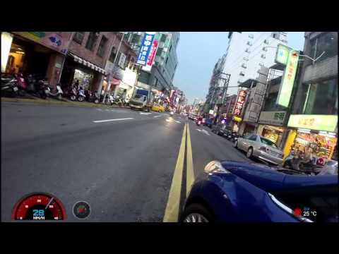 差點被突然迴轉的fiesta給gg了