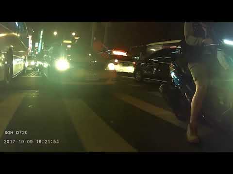 【519-5F】台中市北區三民路三段與育才街路口  計程車 違規變換車道