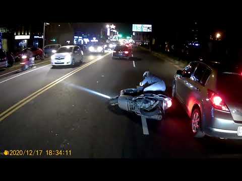 -12-17 機車三寶疑似追撞寶馬