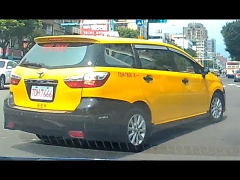 【TDH-7666】計程車號右轉彎未先駛入外車道