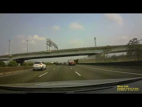 三寶片 國一南下 342 公里 拖板車噴裝