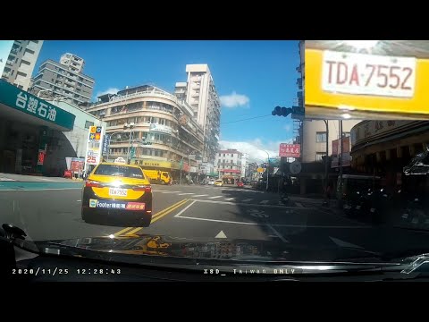 【TDA-7552】計程車號違規跨越雙黃線