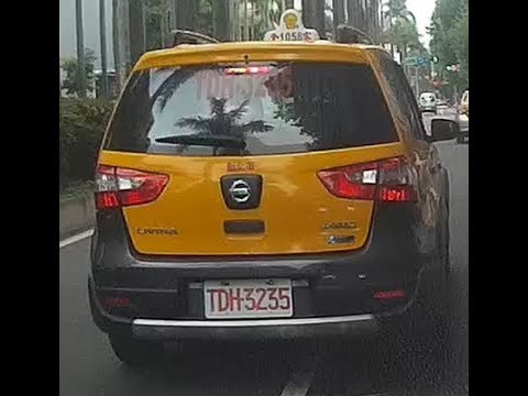 【TDH-3235】計程車號變換車道未依規定使用方向燈