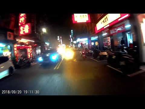 107/09/20 台北市內湖區康寧路一段 差點被逆向三寶擊落  by SJ4000 放大鏡