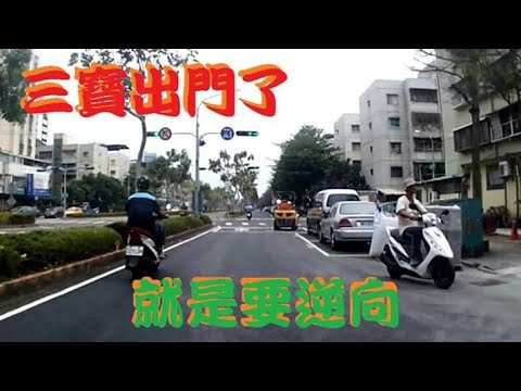 三寶出門了！就是要逆向