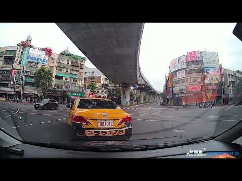 【TDR-1012】計程車左轉彎未先駛入內車道