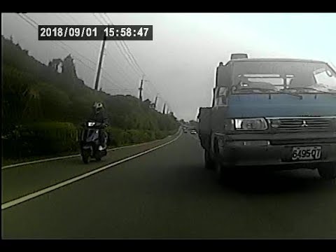 【6495-Q7】藍色小貨車逼車