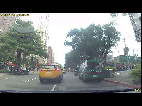 【TDG-1026】計程車號變換車道未依規定使用方向燈