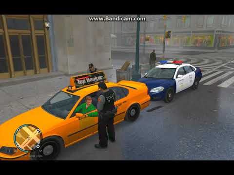 GTAIV台灣警察模族 攔查違規計程車