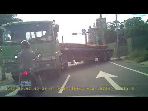 【776-W8】連結車逆向行駛工地無人指揮壓壞公物妨害交通2-2.PICT5071