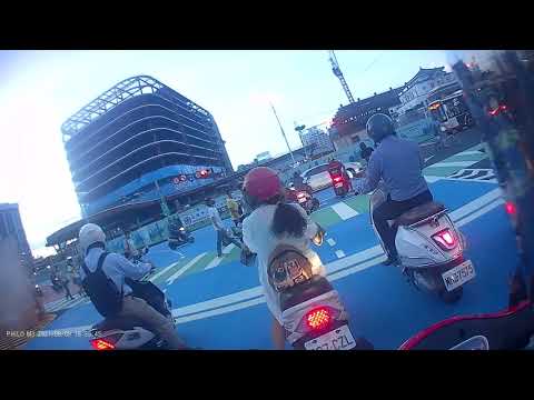  今天下班終於沒下雨了，但三寶也出沒了