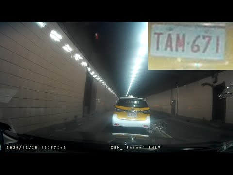 【TAM-671】計程車號地下道未依規定使用燈光