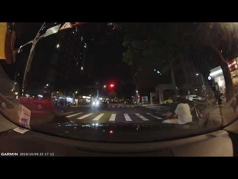 Garmin Dash Cam 66W  夜間實錄 外送員違規