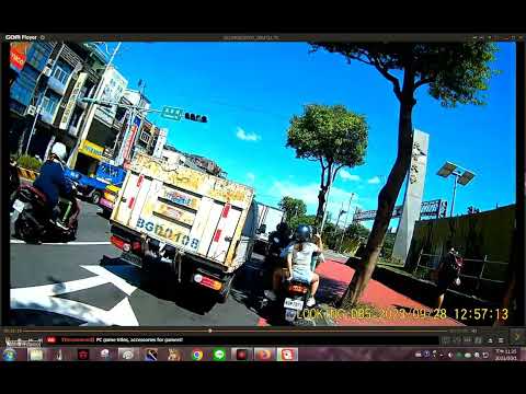 (車禍影片)插隊仔舒服嗎1(前鏡頭)