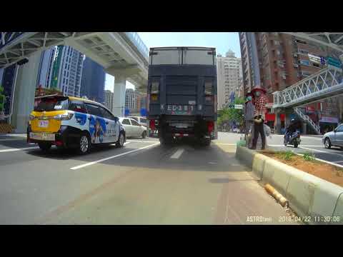 11:30 新北新莊區三寶闖紅燈擦撞野狼