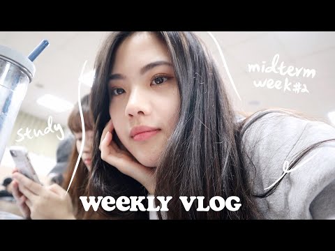 weekly vlog / 期中讀書日常