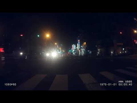 AMA S860 三寶逆向開到對向車道超車(前鏡頭)