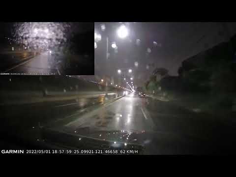 蘆洲區提防誇越道（水門區）iRent租車 三寶逆向