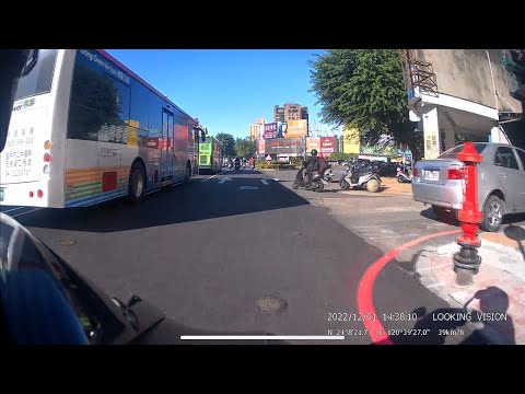 02 Taiwan 台中 西區 忠明南路 小巷子出來都不看的三寶，不知道怎麼騎車到現在的，錄得清 | Looking Vision 500 幻視