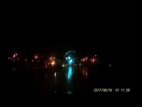 1060616大雨中省道台一線西螺交流道下遇逆向三寶