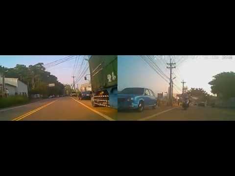 馬路三寶 逆向超車 你不先預警剎車 往右閃  真的就車禍發生