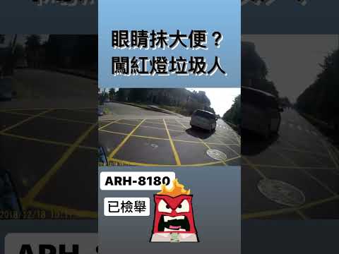 眼睛脫窗？闖紅燈垃圾人！沒有王法！