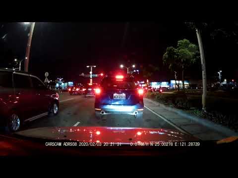 CARSCAM ADR938　　市區夜間測試影片