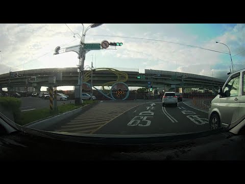 板橋 縣民大道｜往台65｜機車 左切｜馬路 三寶｜ 畫面
