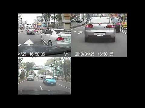 【0927-ZK】目擊者二代_違規橫跨雙白線，硬要從外線剪內線的Honda Civic