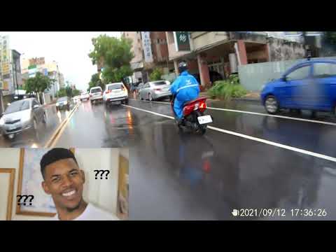 雨天騎遇記(鬼之闖紅燈左轉、龜速急煞+方向燈JUKE)