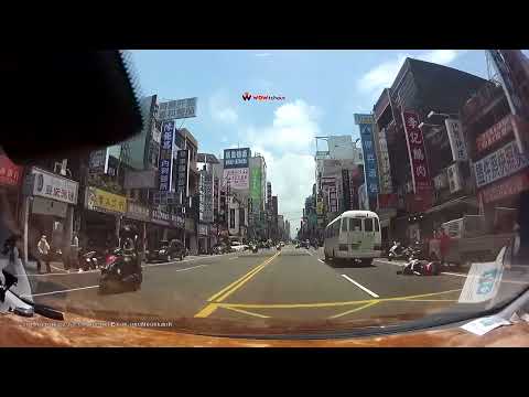 三寶.車禍影片 車禍影片層層堆疊違停車行人機車公車 桃園市八德區介壽路