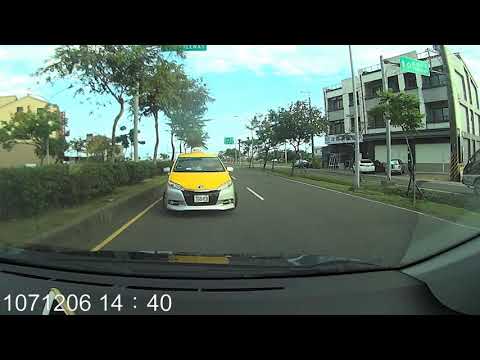 1071宜蘭市縣民大道二段計程車逆向行駛還好沒發生車禍